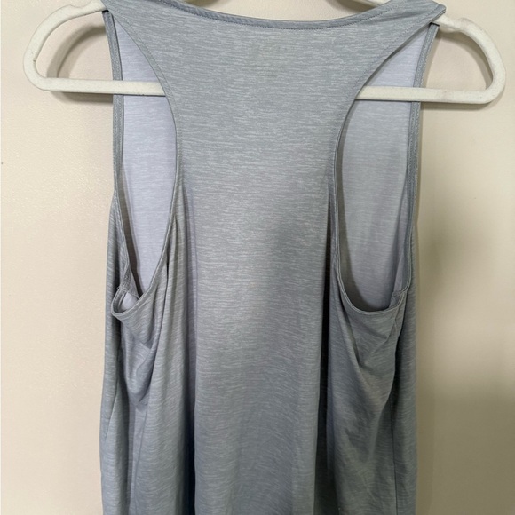 Rae Dunn Light Blue 'Think Happy' Muscle Tee - Picture 4 of 4